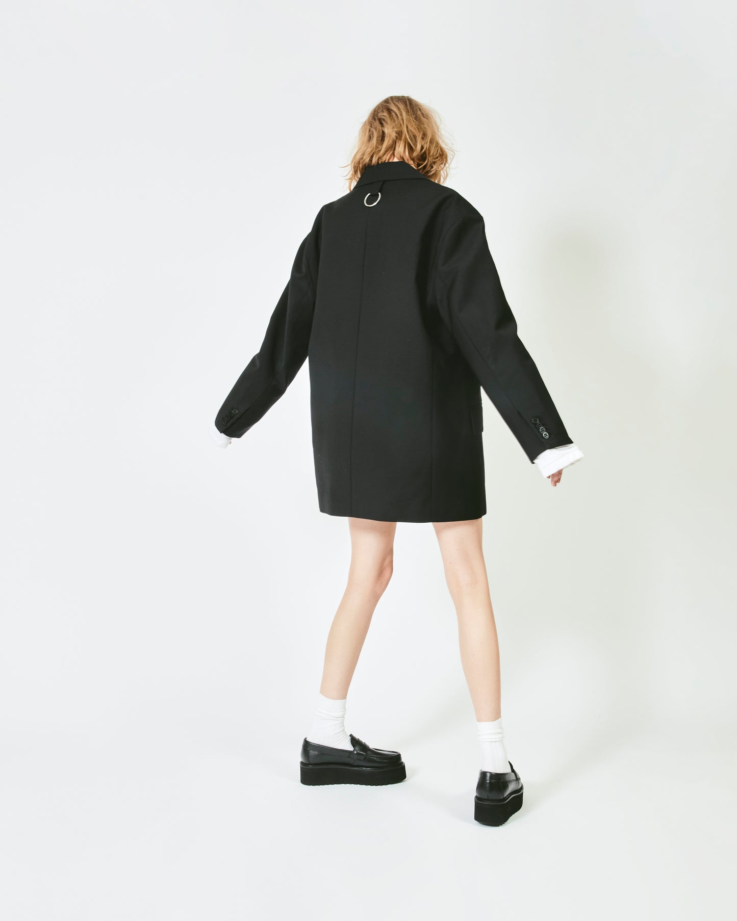 PLATFORM LOAFERS ECRU