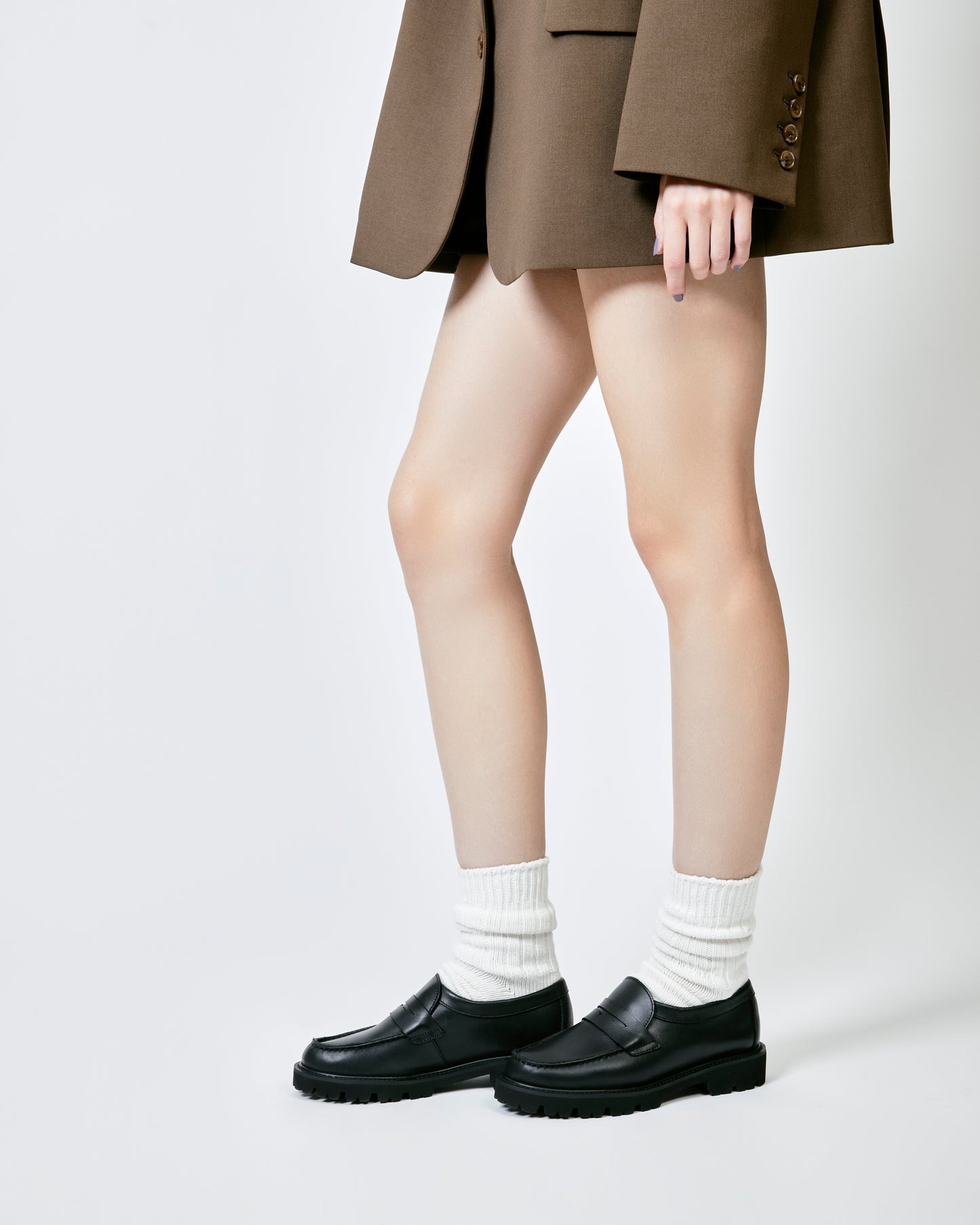 COIN LOAFERS OFF WHITE