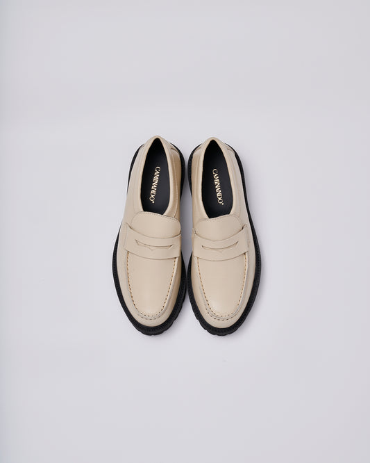 COIN LOAFERS OFF WHITE