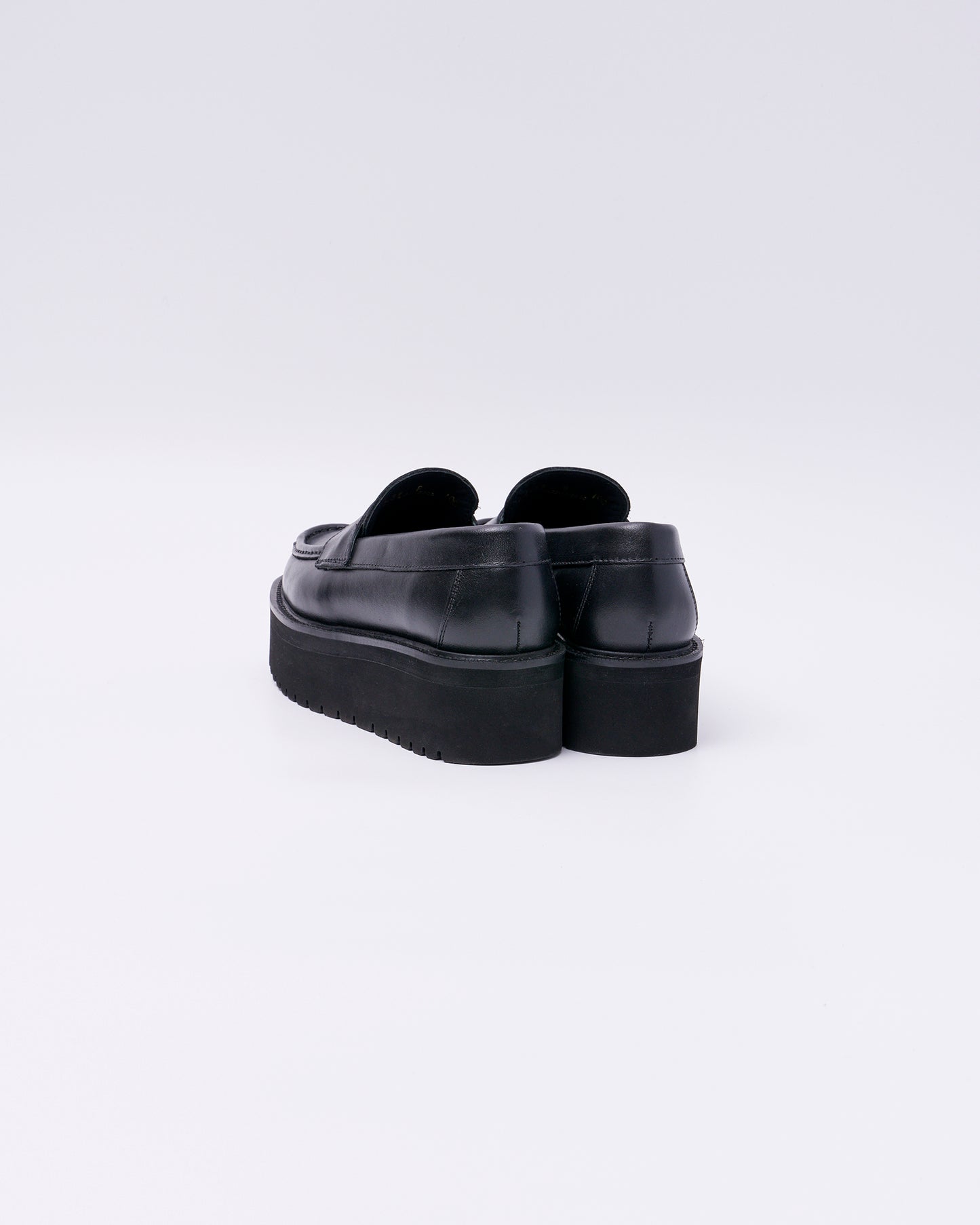 2413W PLATFORM LOAFERS BLACK