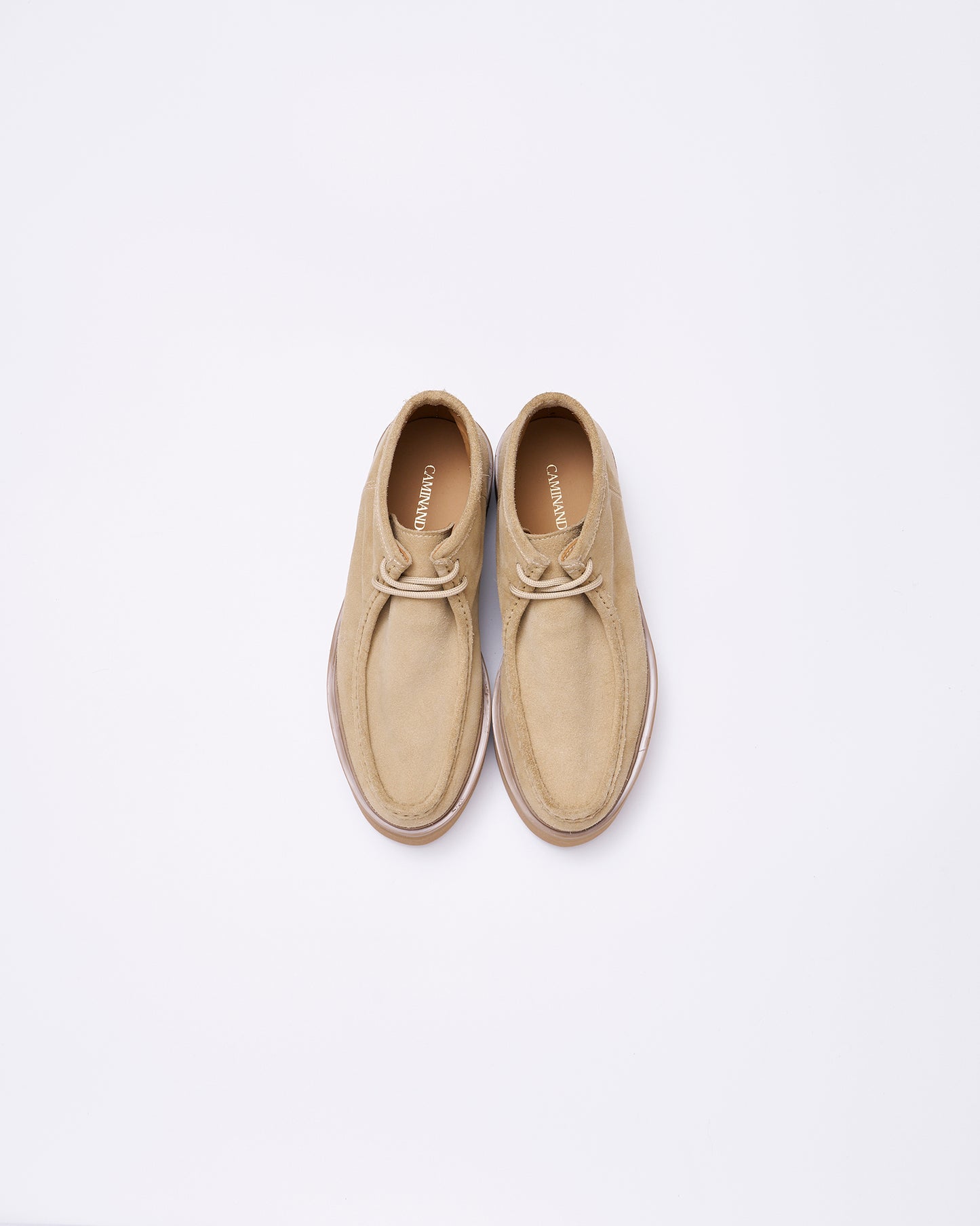 MOC SHORT BOOTS BEIGE SUEDE