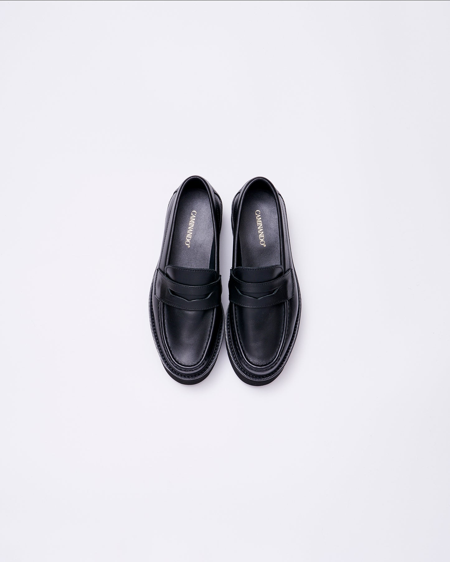 2413W PLATFORM LOAFERS BLACK