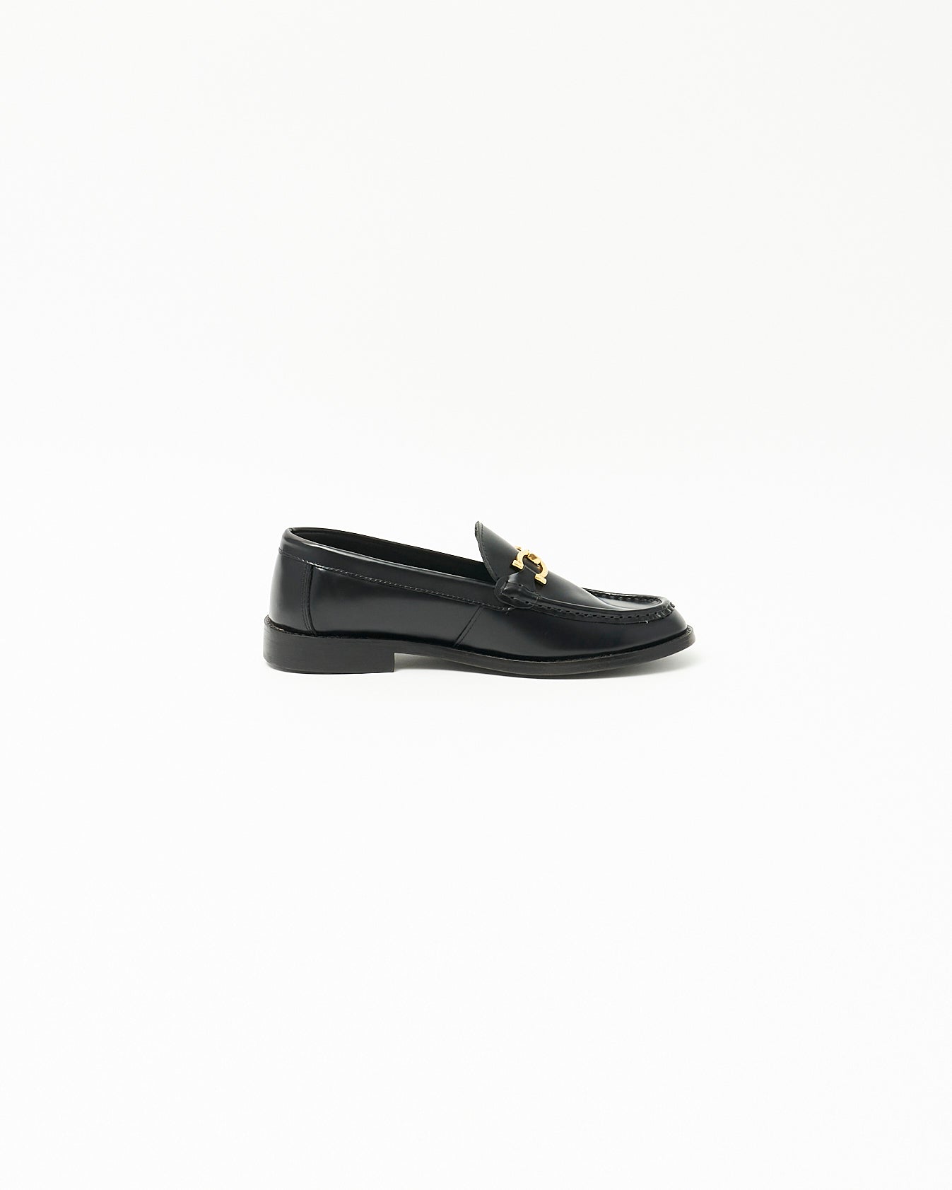 ALMOND TOE C LOAFERS BLACK
