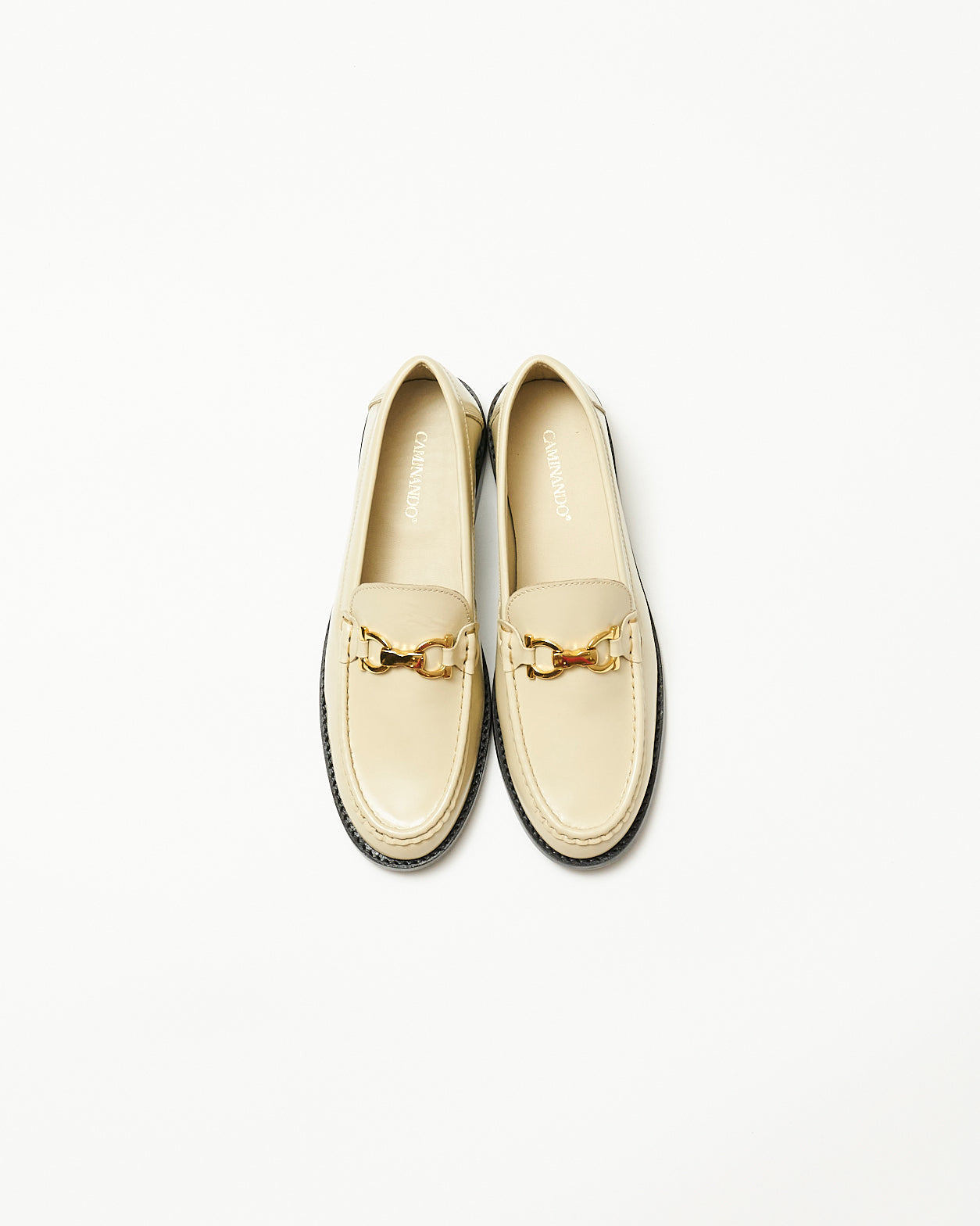 ALMOND TOE C LOAFERS ECRU