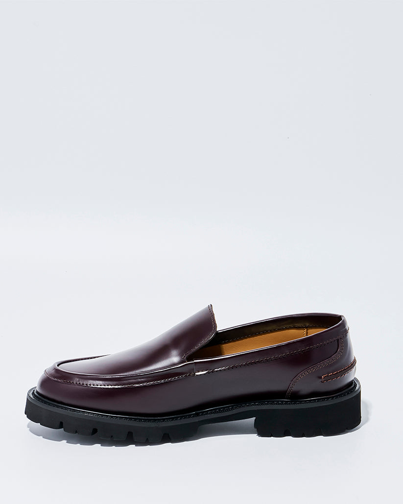 PLAIN LOAFERS VINO