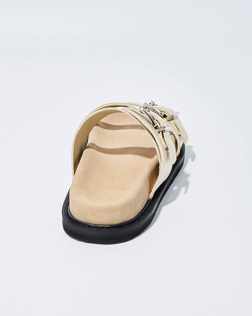 DOUBLE BUCKLE SANDALS LAMB