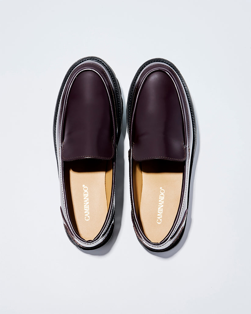 PLAIN LOAFERS VINO