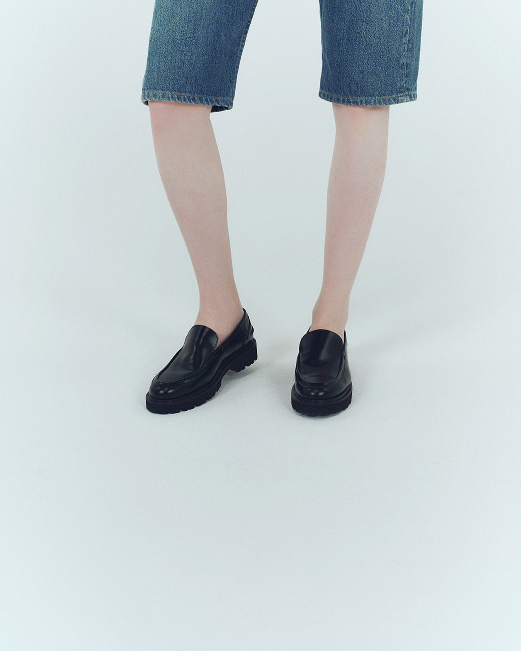 PLAIN LOAFERS BLACK