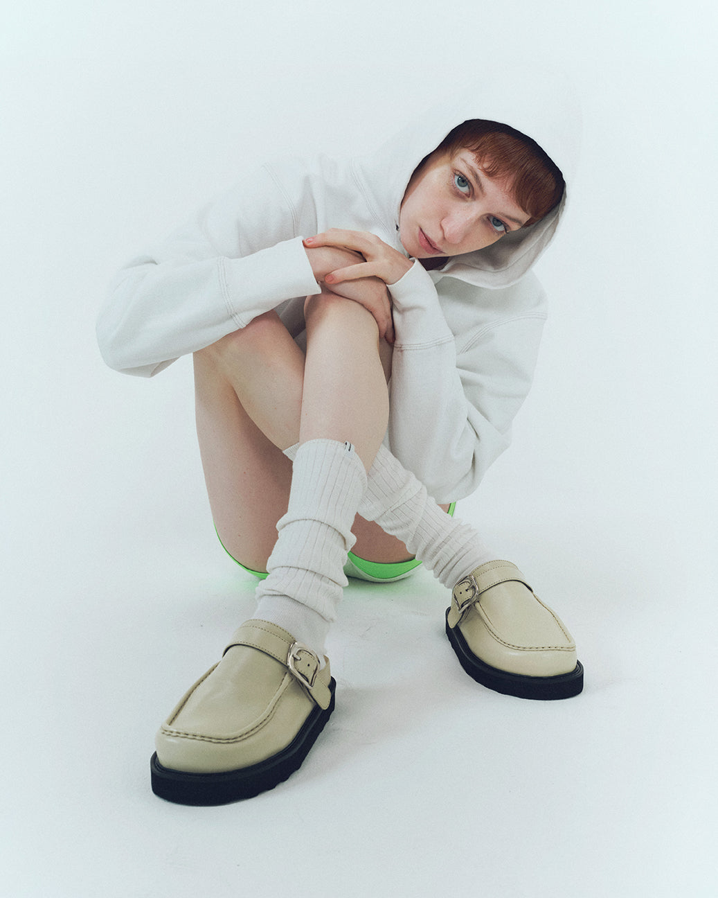 ONE STRAP MOC MULE LAMB