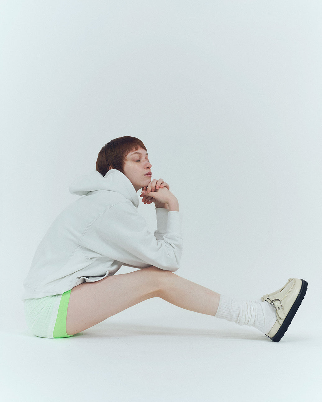 ONE STRAP MOC MULE LAMB