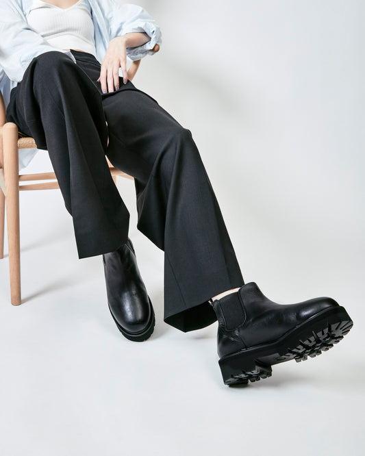 SHORT SIDE GOA BOOTS BLACK