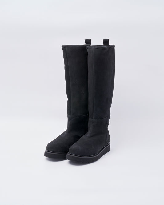 RIDING BOOTS BLACK SUEDE