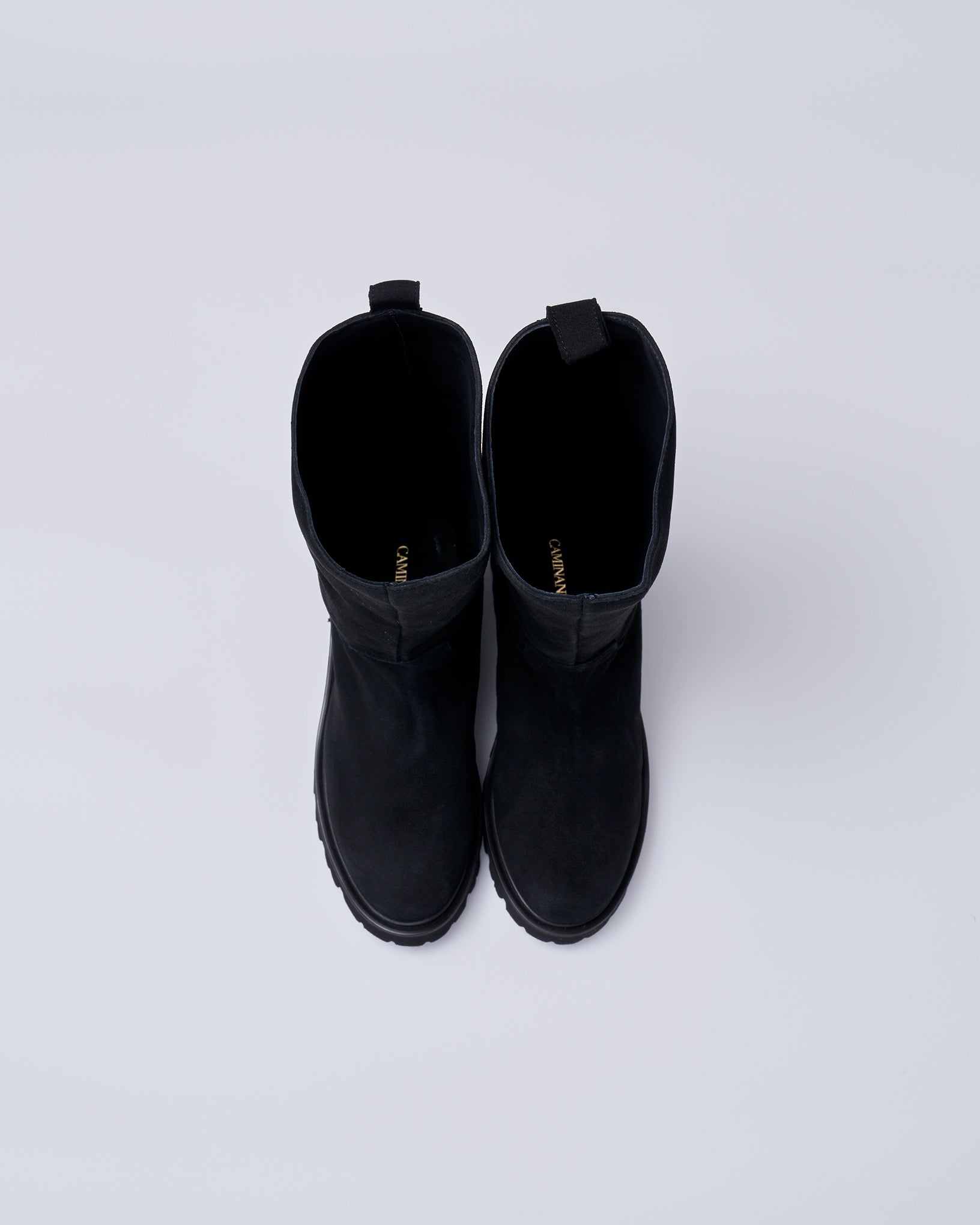 TREK SOLE RIDING LONG BOOTS BLACK SUEDE