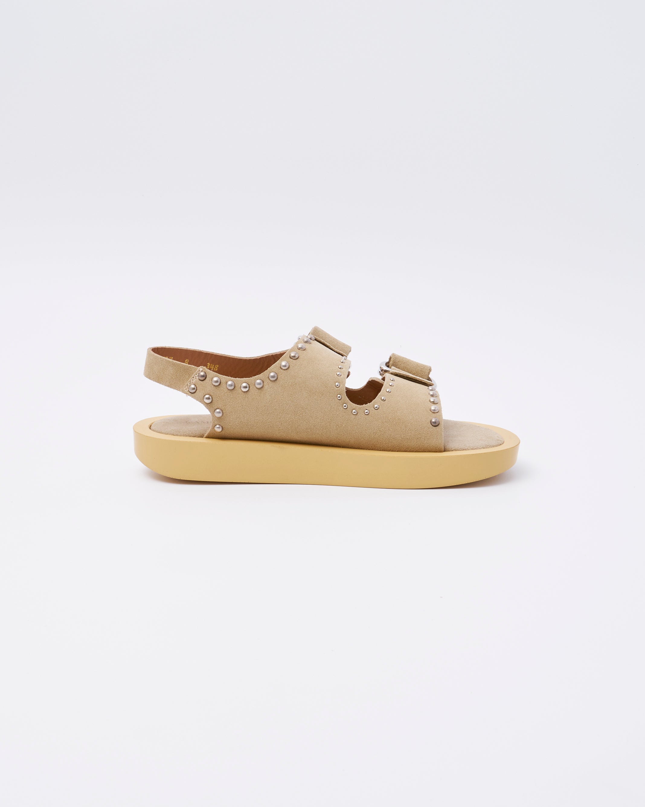 CAMINANDO×HTC DOUBLE RING PLATFORM SANDALS BEIGE SUEDE – caminando.jp