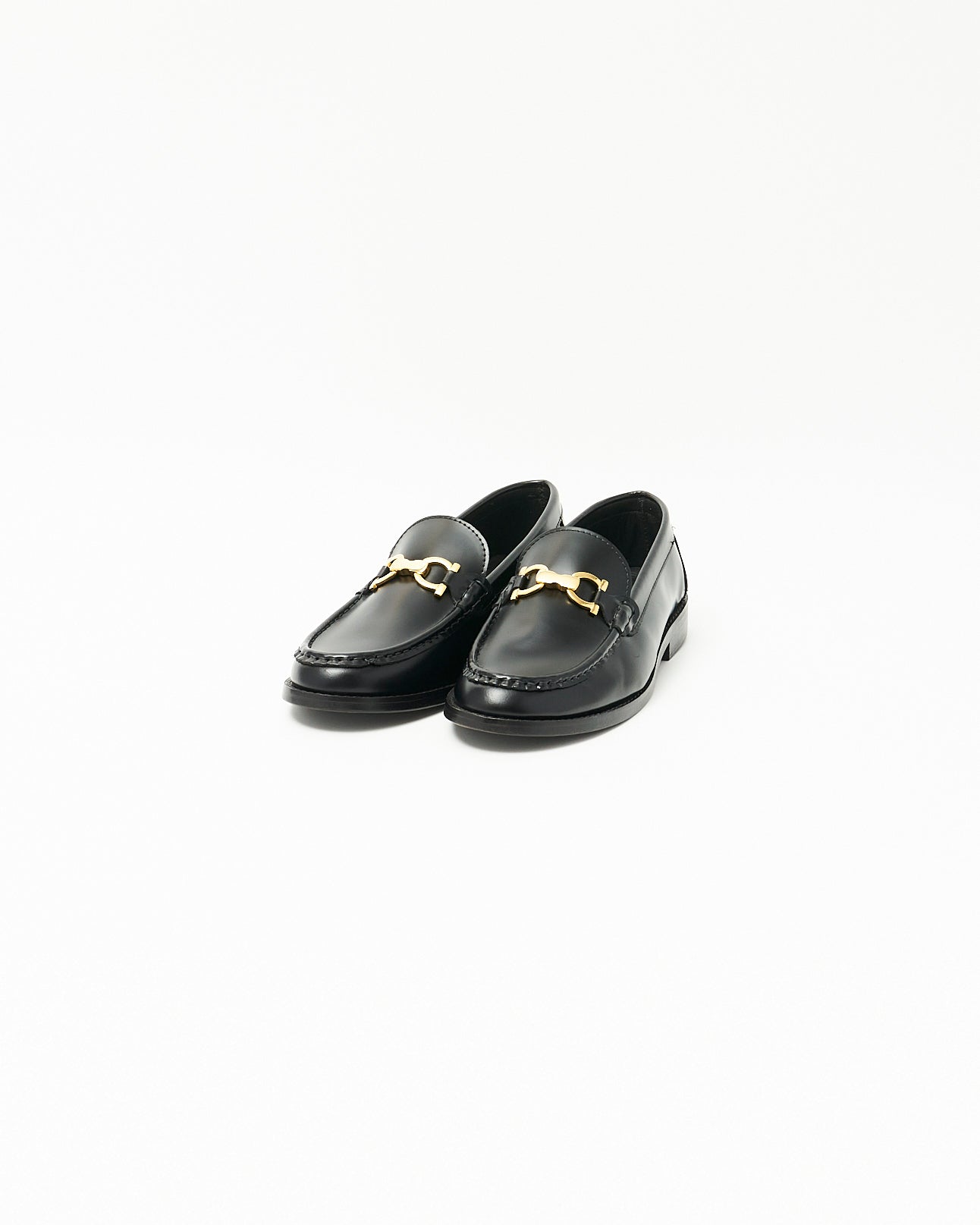 ALMOND TOE C LOAFERS BLACK