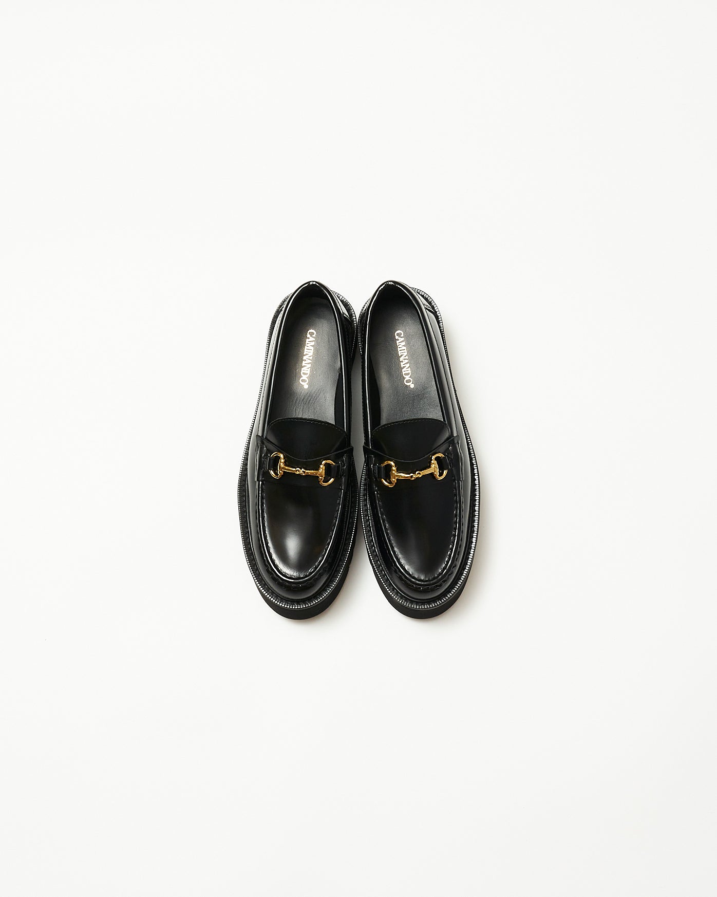 PLATFORM BIT LOAFERS BLACK