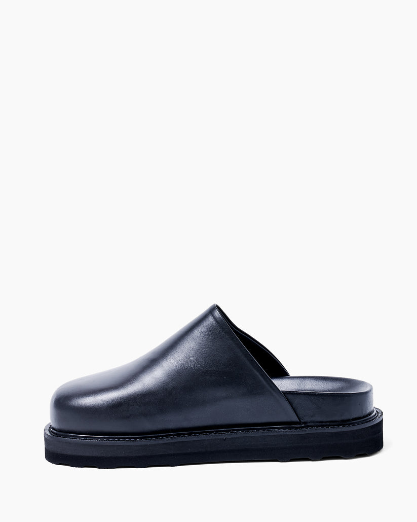 CLOG SANDALS DARK BLACK
