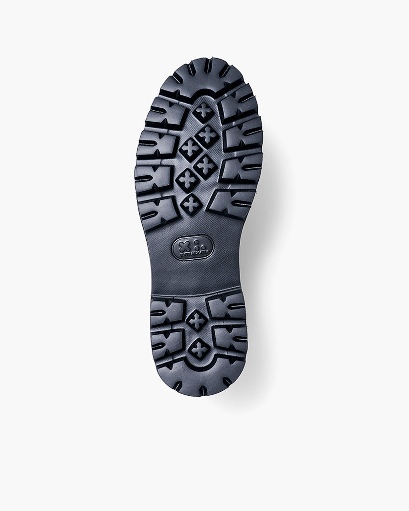 BACK ZIP BOOTS BLACK