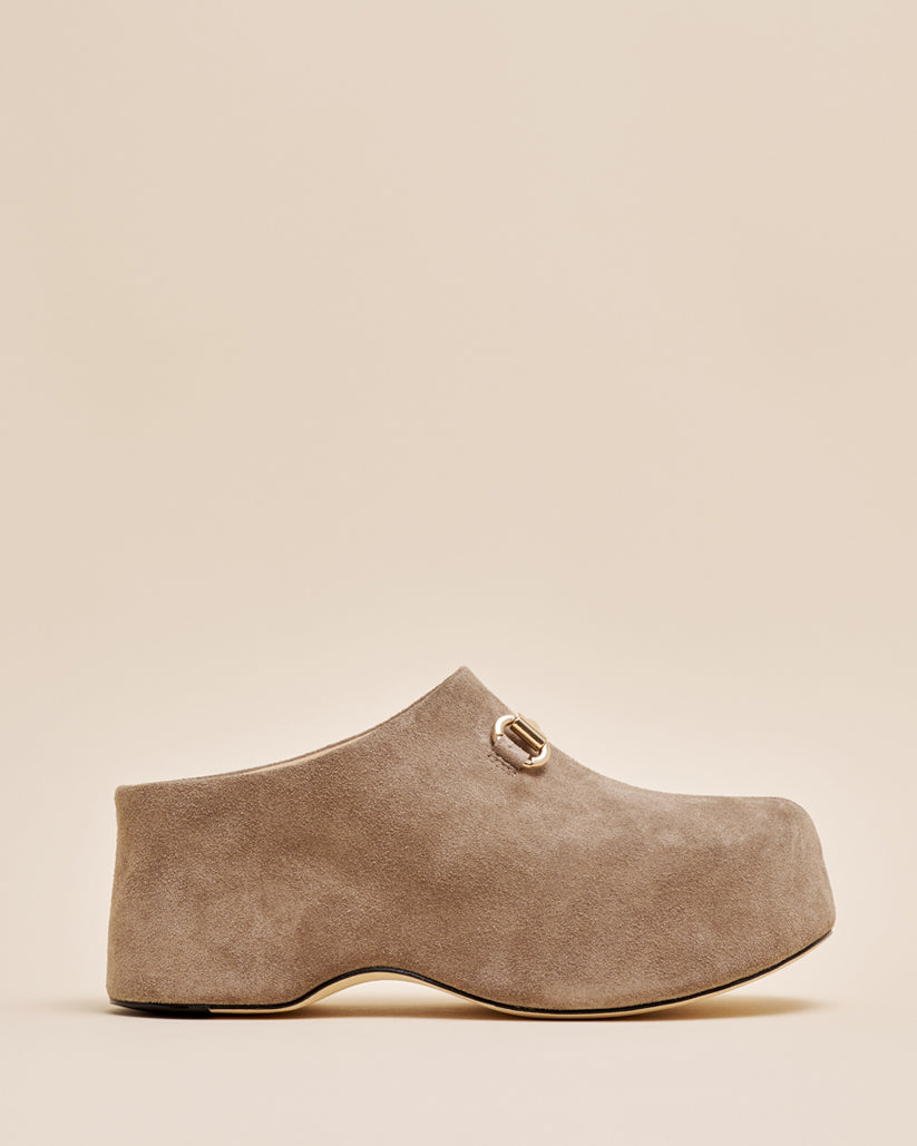 BIT CLOG BEIGE SUEDE