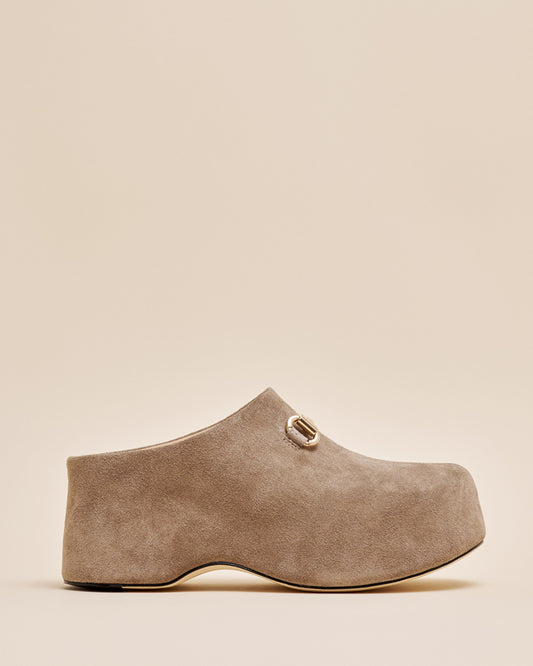 BIT CLOG BEIGE SUEDE