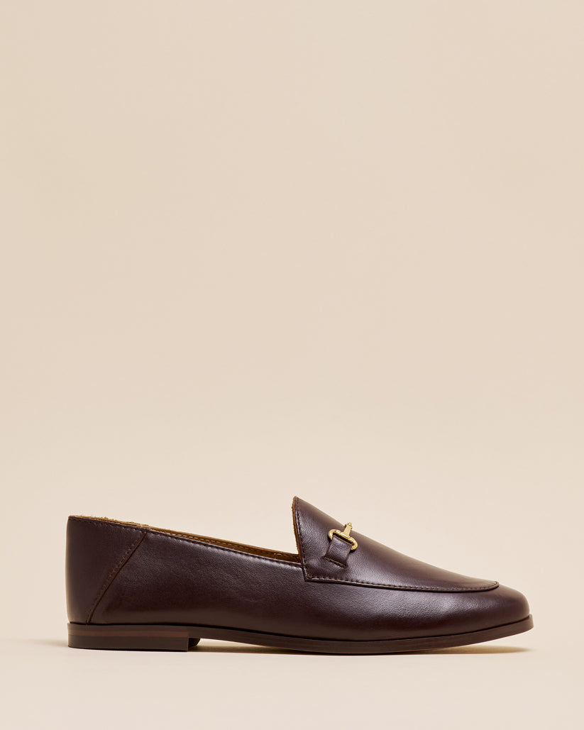 BIT SLIP ON SHOES DARK BROWN