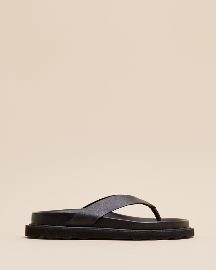 THONG SANDALS BLACK