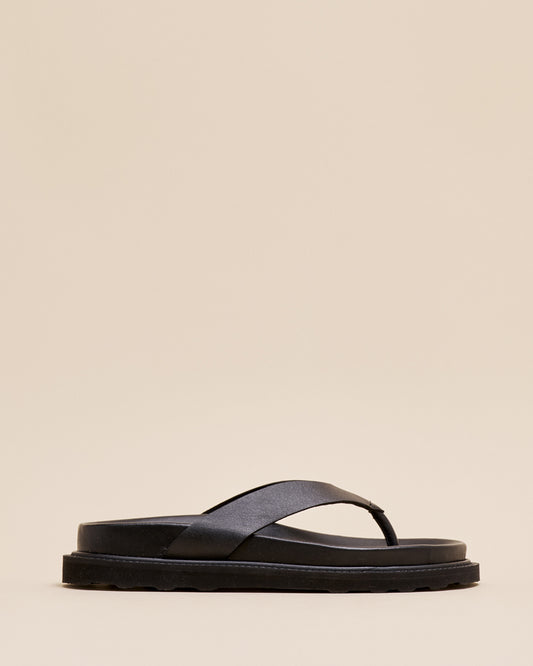 THONG SANDALS BLACK