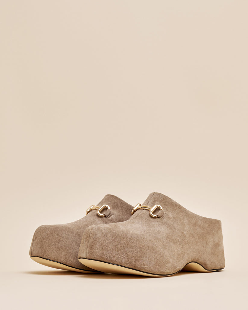 BIT CLOG BEIGE SUEDE