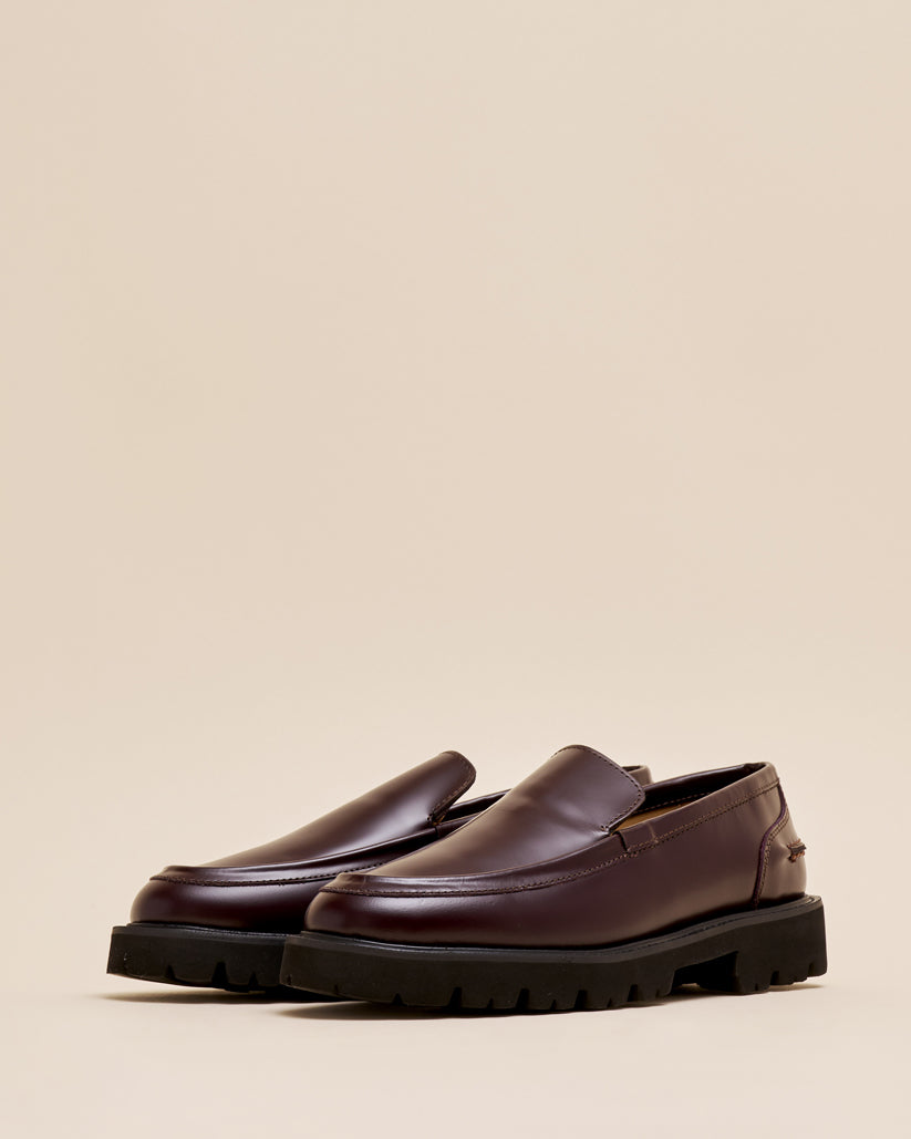 PLAIN LOAFERS VINO