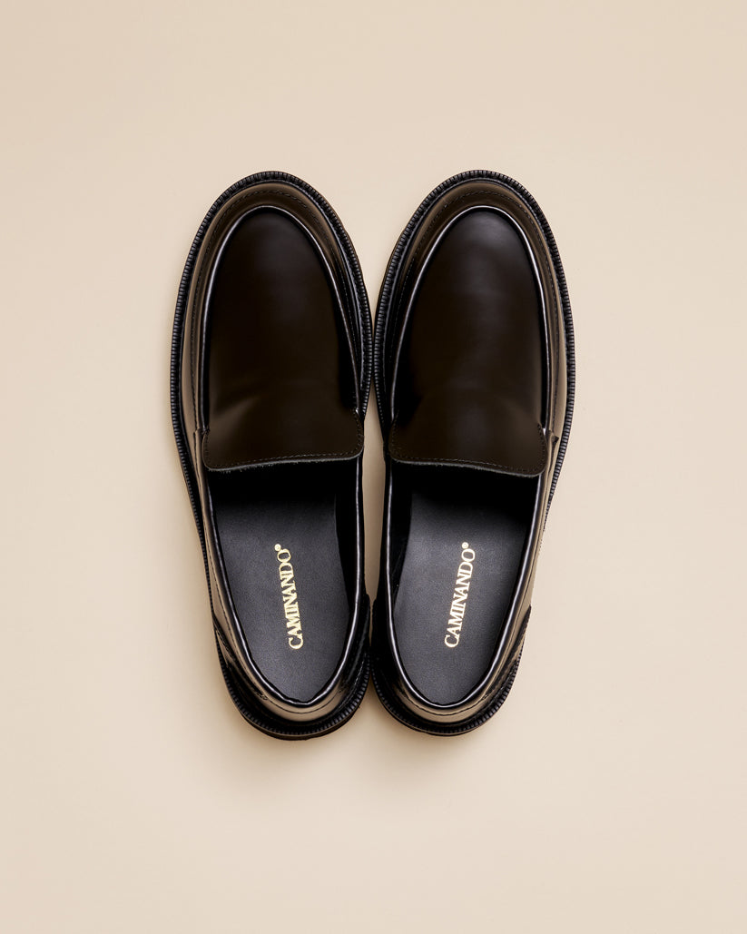 PLAIN LOAFERS BLACK