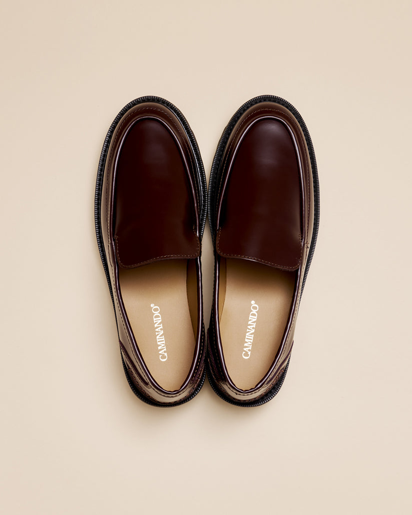 PLAIN LOAFERS VINO