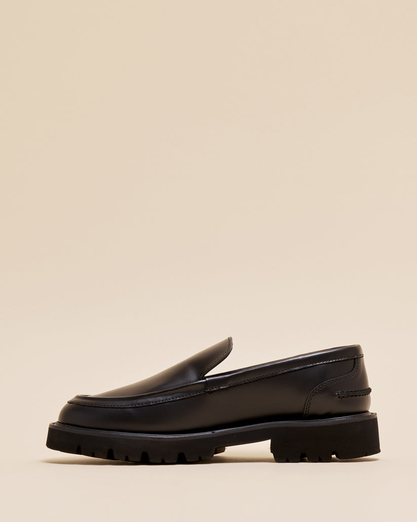 PLAIN LOAFERS BLACK