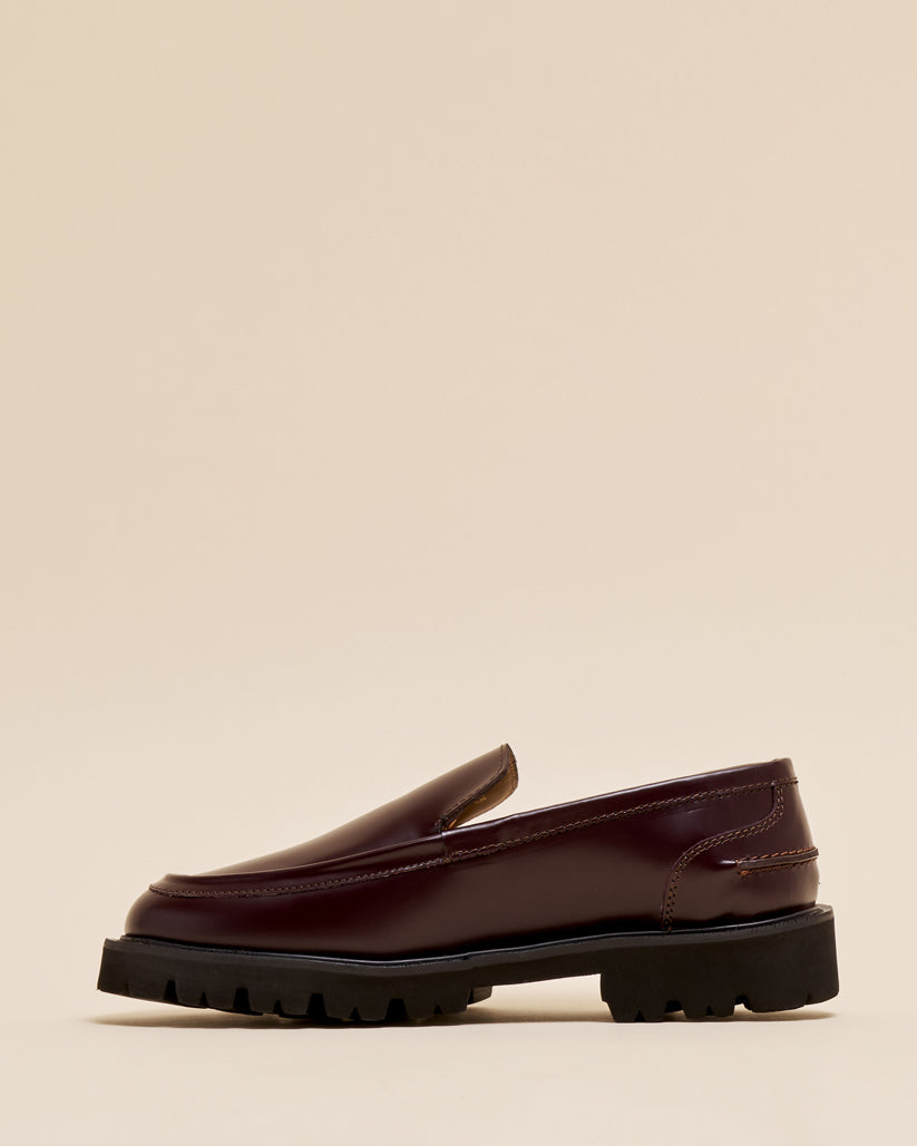 PLAIN LOAFERS VINO