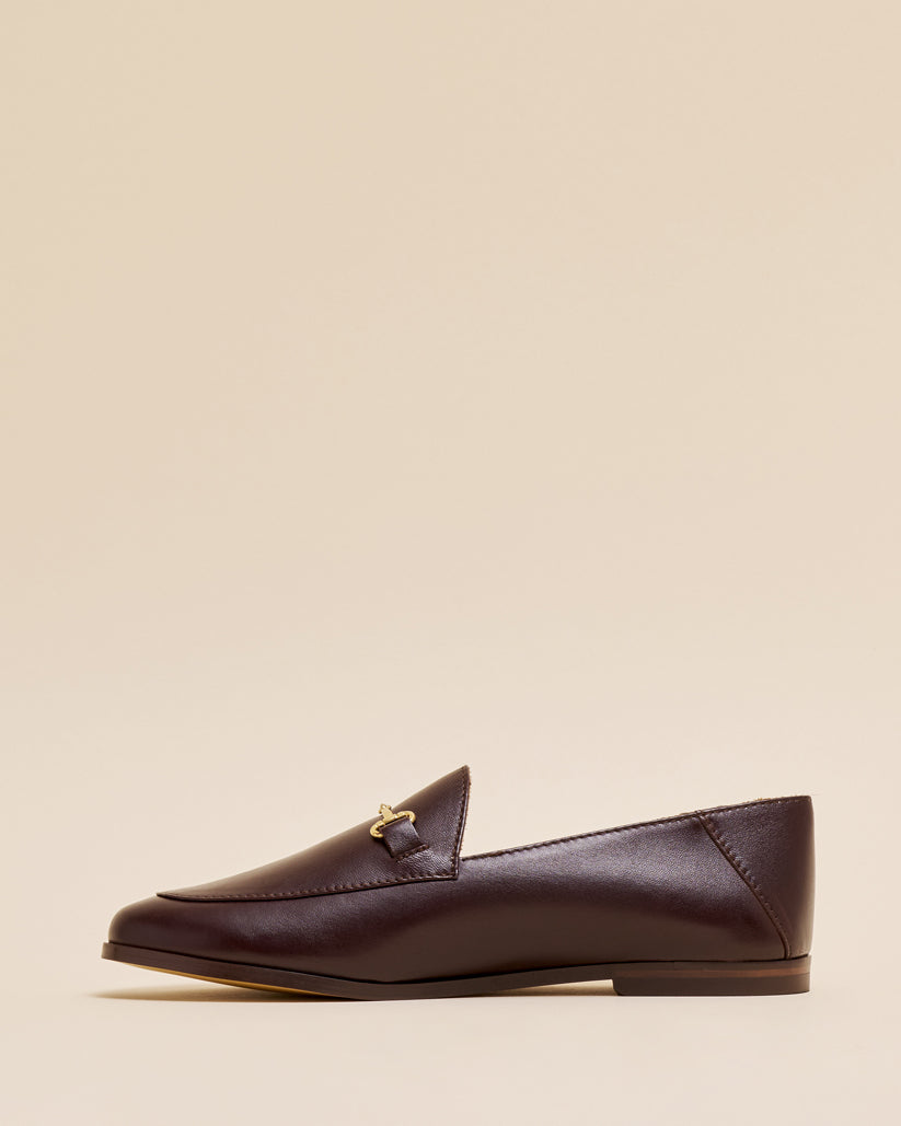 BIT SLIP ON SHOES DARK BROWN