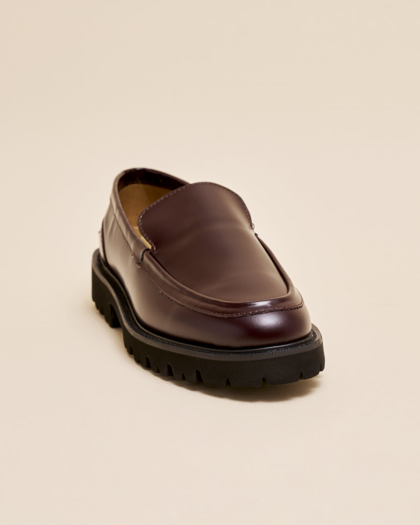 PLAIN LOAFERS VINO