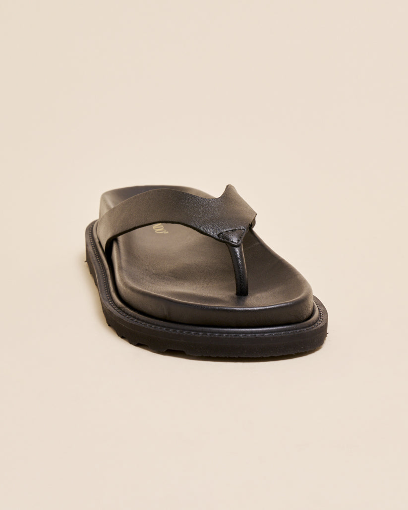 THONG SANDALS BLACK – caminando.jp