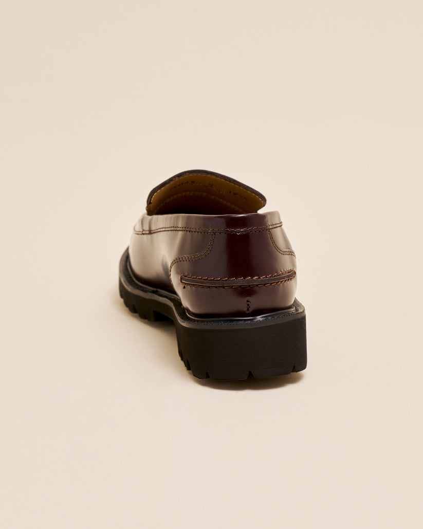 PLAIN LOAFERS VINO