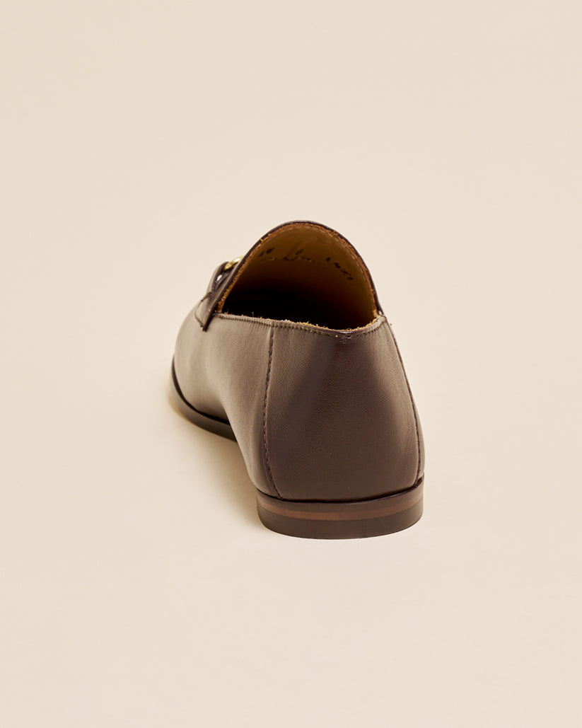 BIT SLIP ON SHOES DARK BROWN