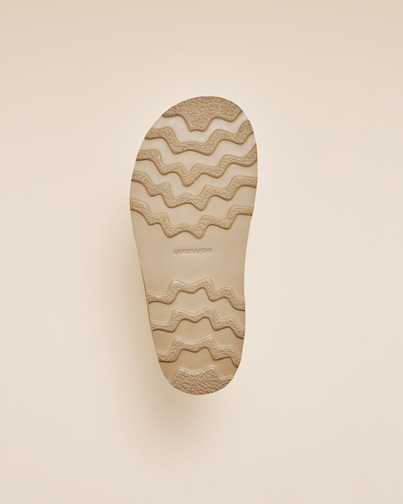 STRAP MULE BEIGE SUEDE