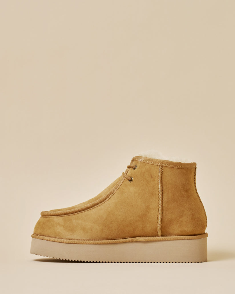 MOUTON MOC SHOES CAMEL