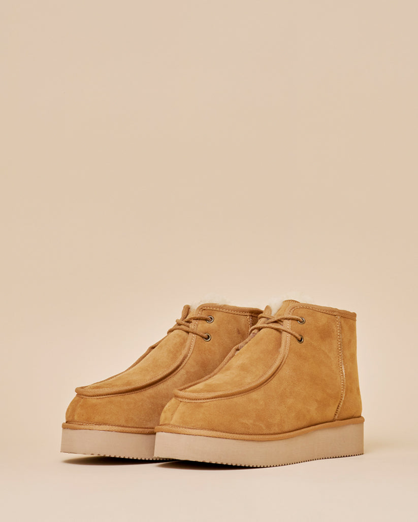 MOUTON MOC SHOES CAMEL