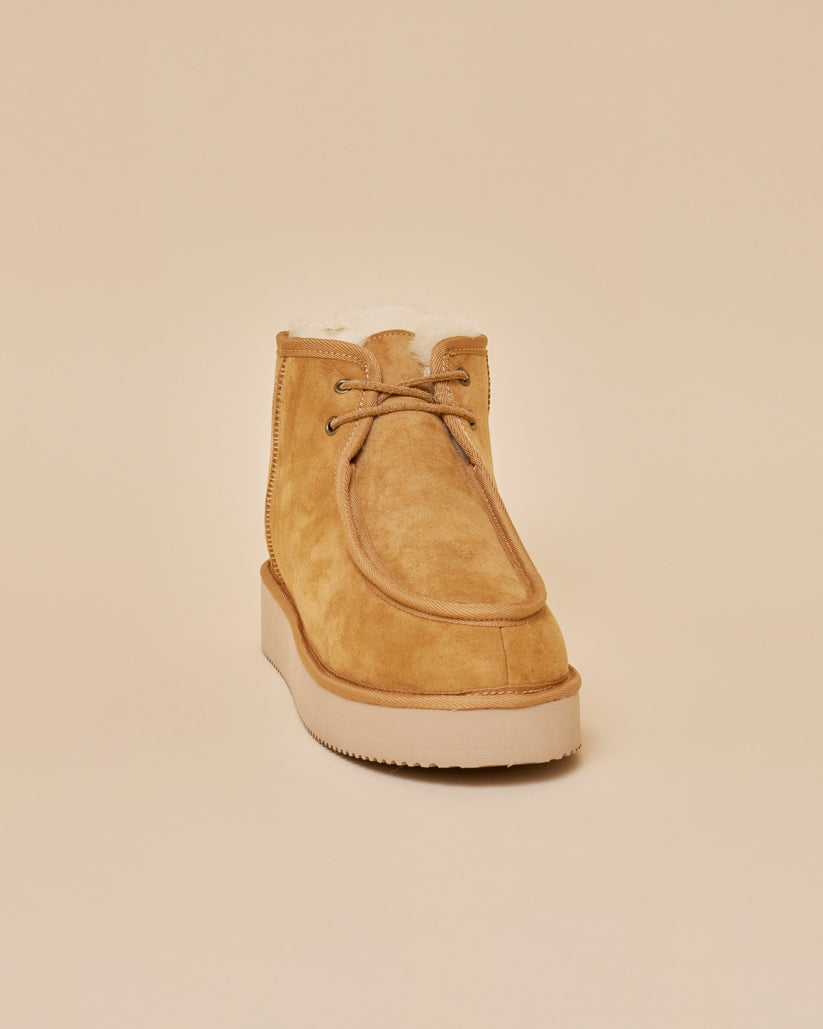 MOUTON MOC SHOES CAMEL