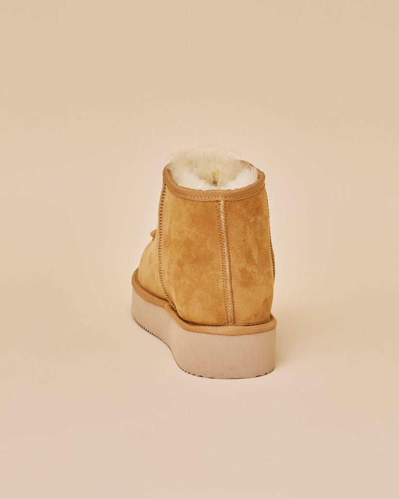 MOUTON MOC SHOES CAMEL