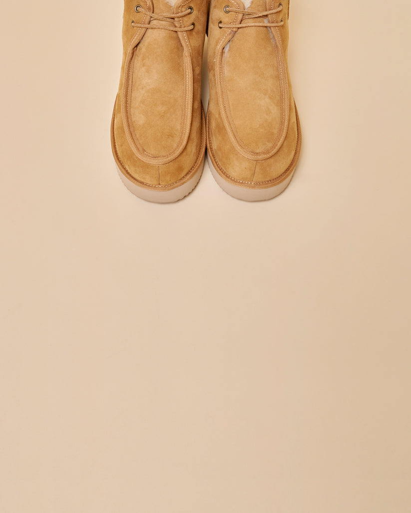 MOUTON MOC SHOES CAMEL