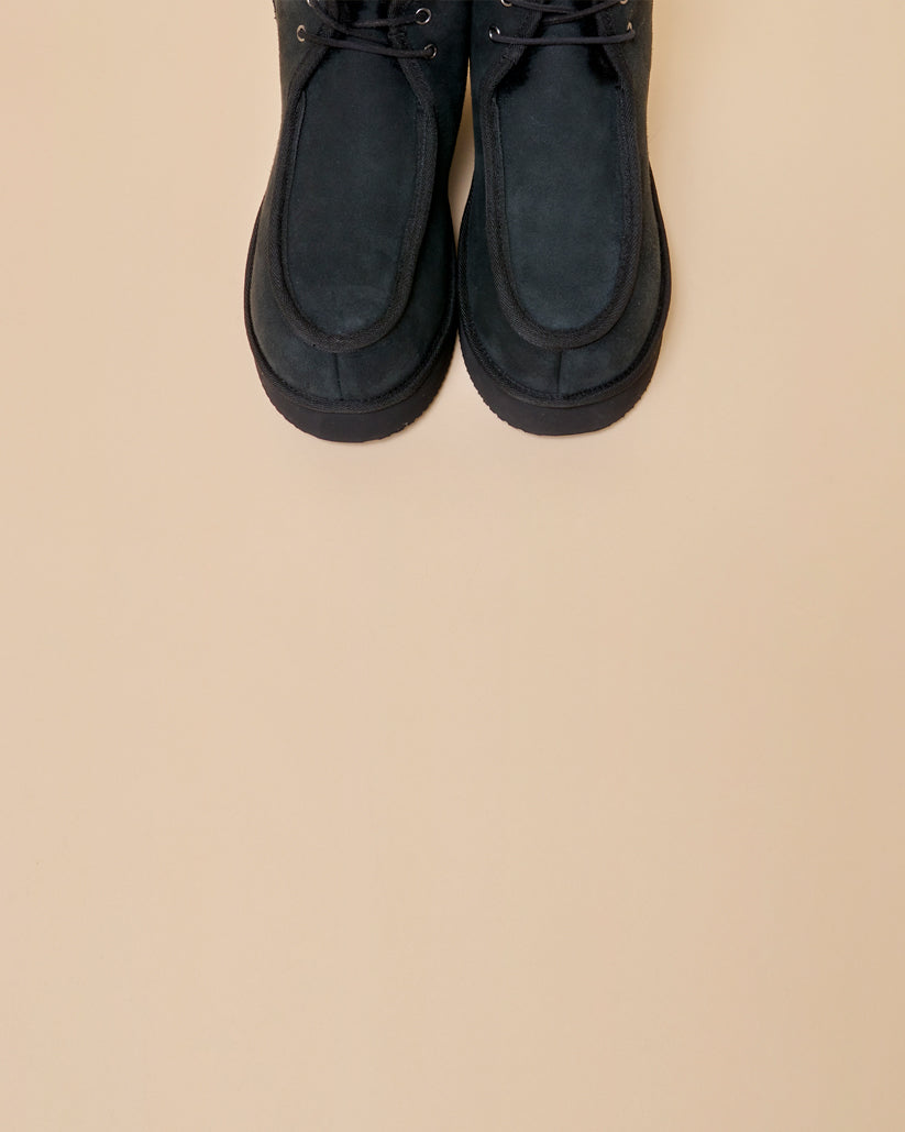 MOUTON MOC SHOES BLACK
