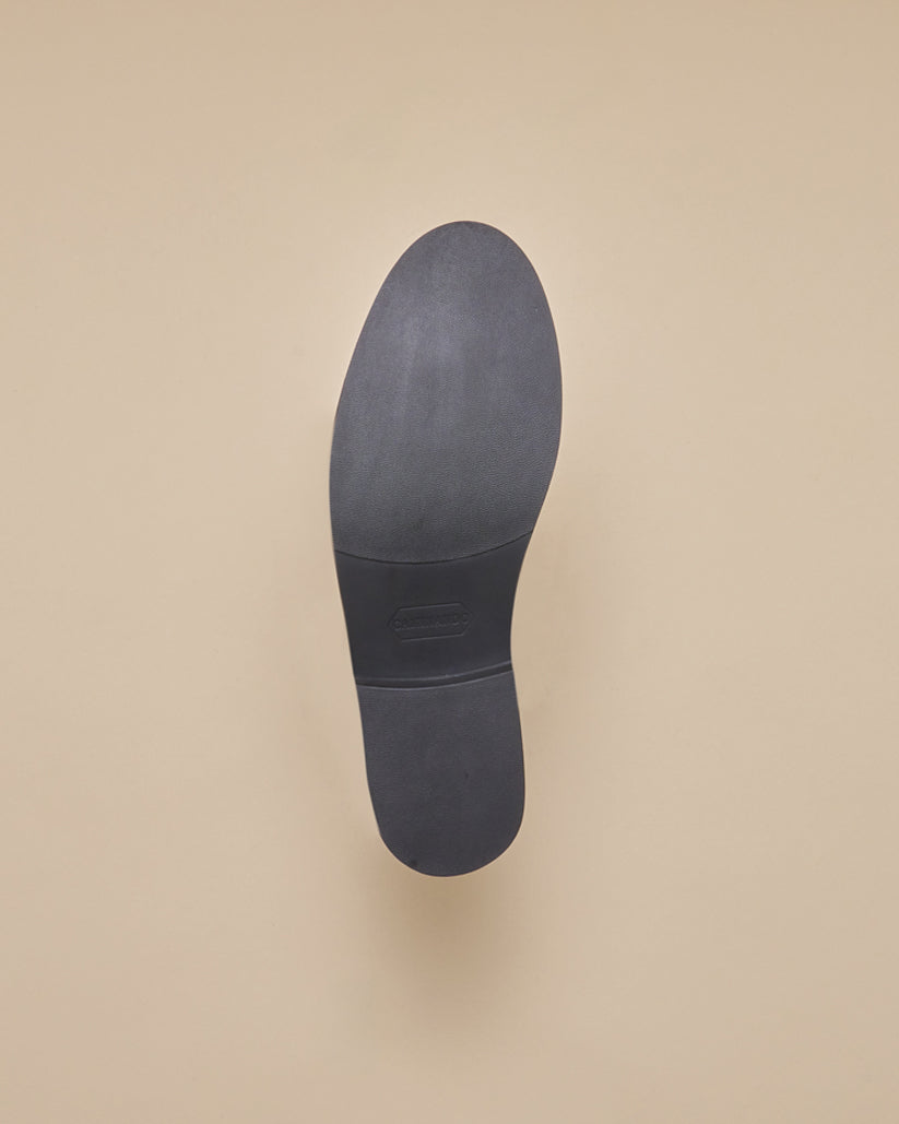 PLEATED DECK SHOES DARK BROWN