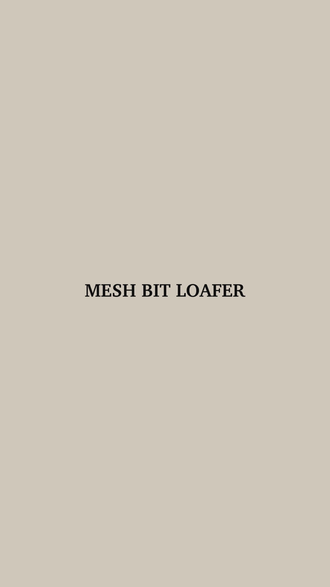 MESH BIT LOAFERS BLACK – caminando.jp